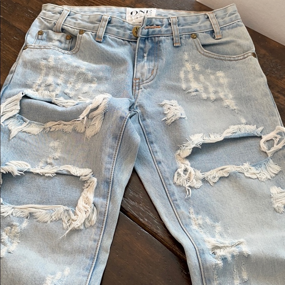 ONE Teaspoon Trashed Free Bird jeans - Picture 4 of 6